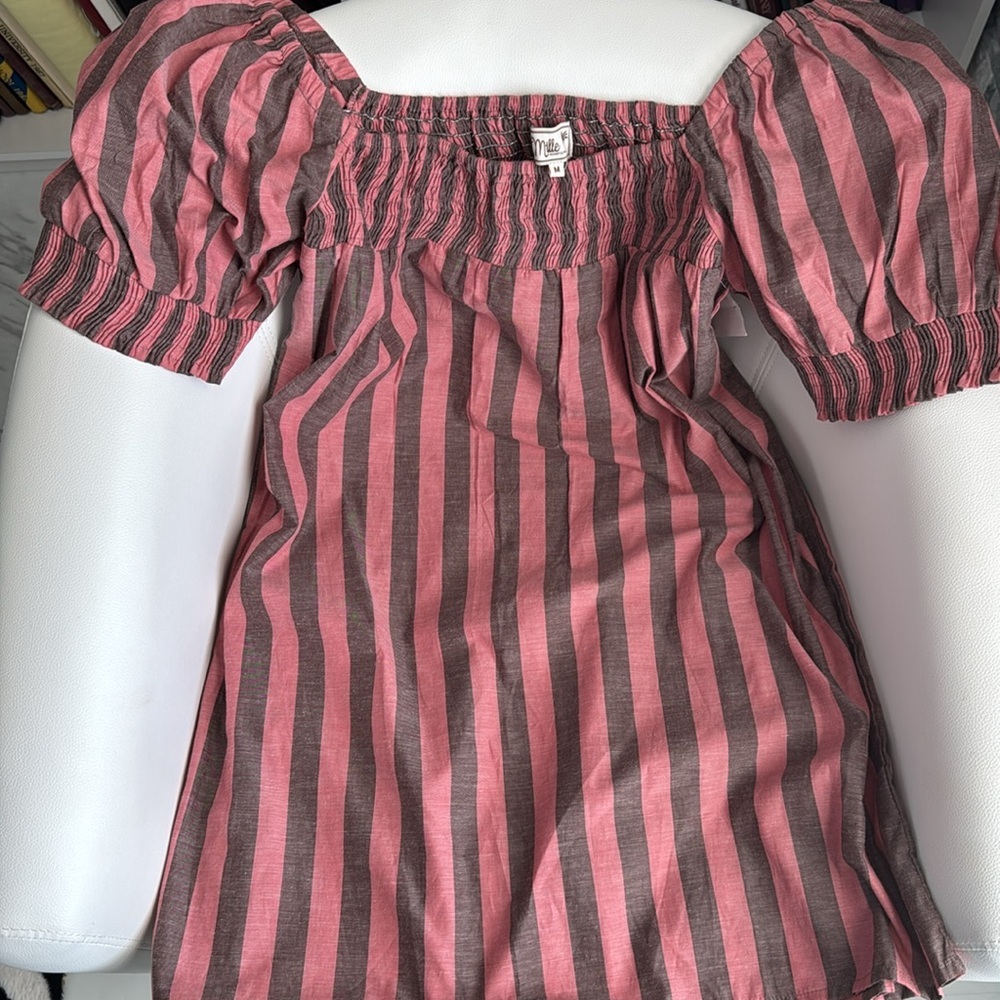 NWOT. MILLE JANE DRESS IN ROSEWOOD & SABLE Women’s Size Medium - Picture 2 of 7